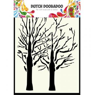 Dutch DooBaDoo Stencil - Trees